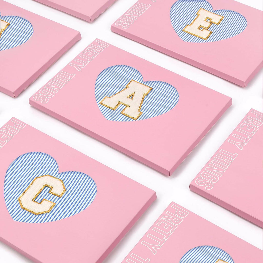 2 PCS Initial Makeup Bags for Women: Cosmetic Bag for Travel Toiletry - Birthday