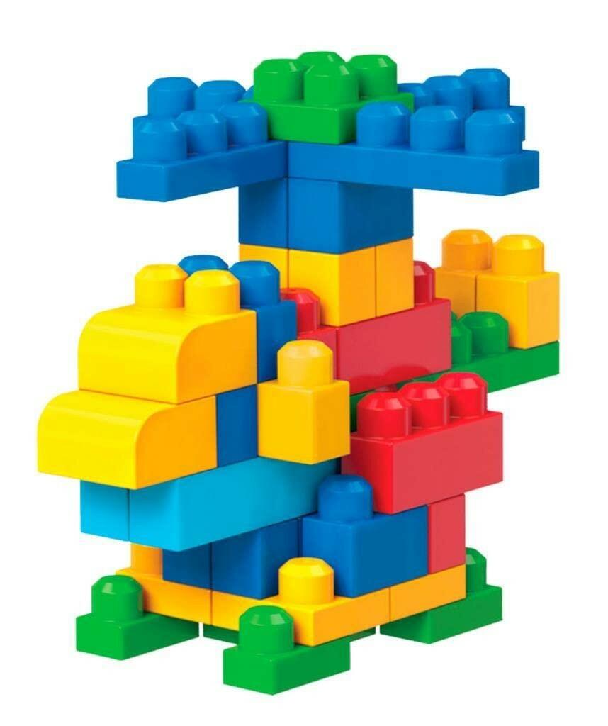 Mega Bloks First Builders Big Building Bag, 80-Piece (Classic)