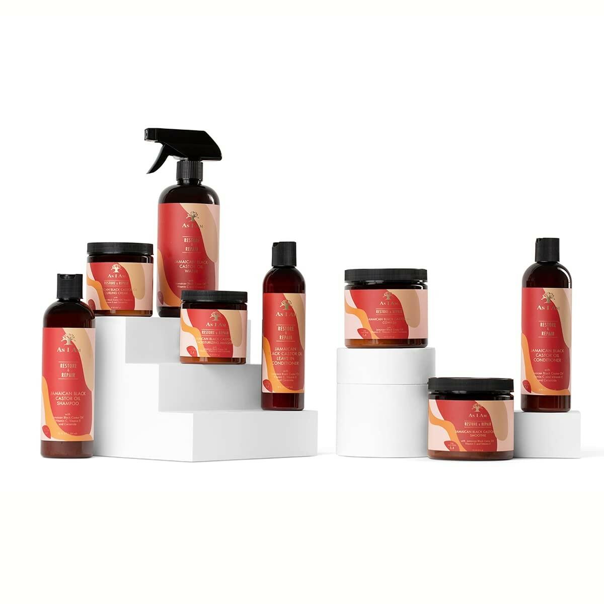 As I Am JBCO Water 16 oz - Nano Curl Strengthener - Moisturizes and Detangles -