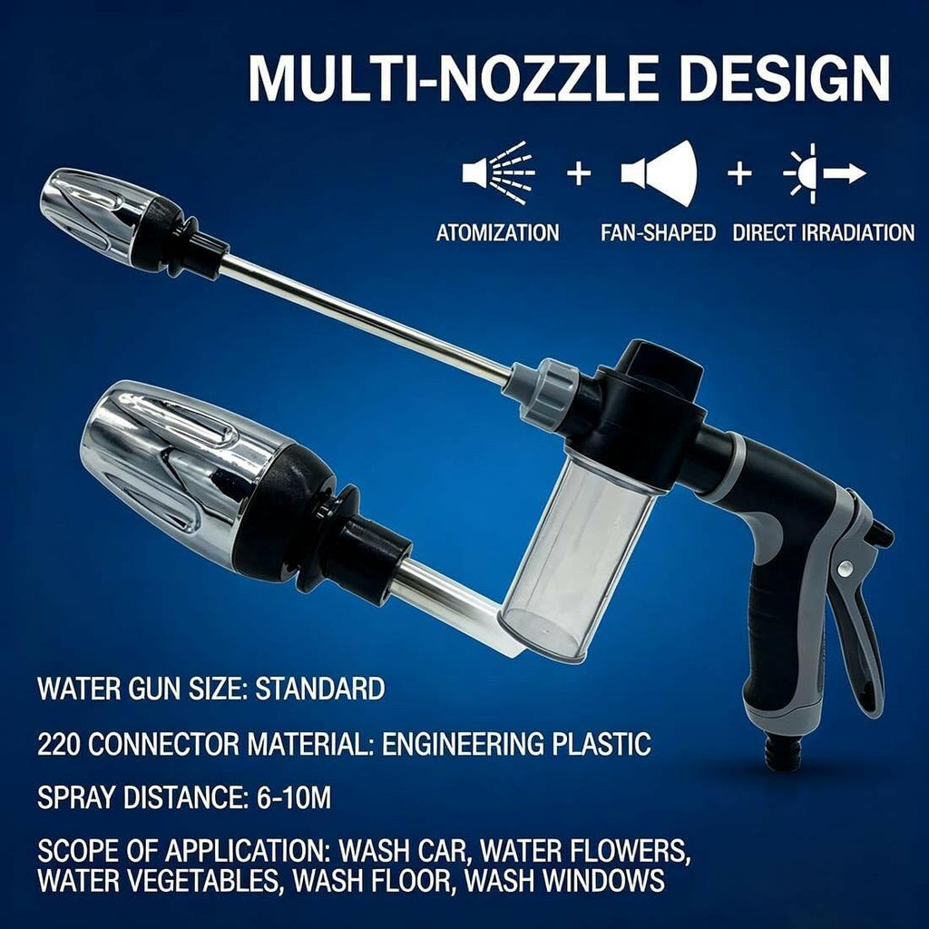 High Pressure Soap Sprayer Foam Gun Car Wash 3.5oz Dispenser Combo A