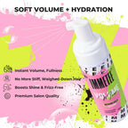 immetee Volumizing Mousse for Fine Hair,Lightweight & Long Lasting,Frizz