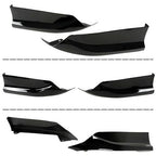 skkyoro Front & Rear Bumper Splitter Lip 4PCS for Honda Accord 4 Door Sedan 2016-2017 HFP Style Front & Rear Side Corner Spats Apron (Glossy Black)