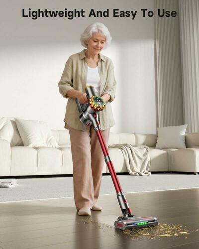 AIPOWAY Cordless Vacuum Cleaner 580W 50Kpa Vacuum Cleaners for Home, 65 Mins