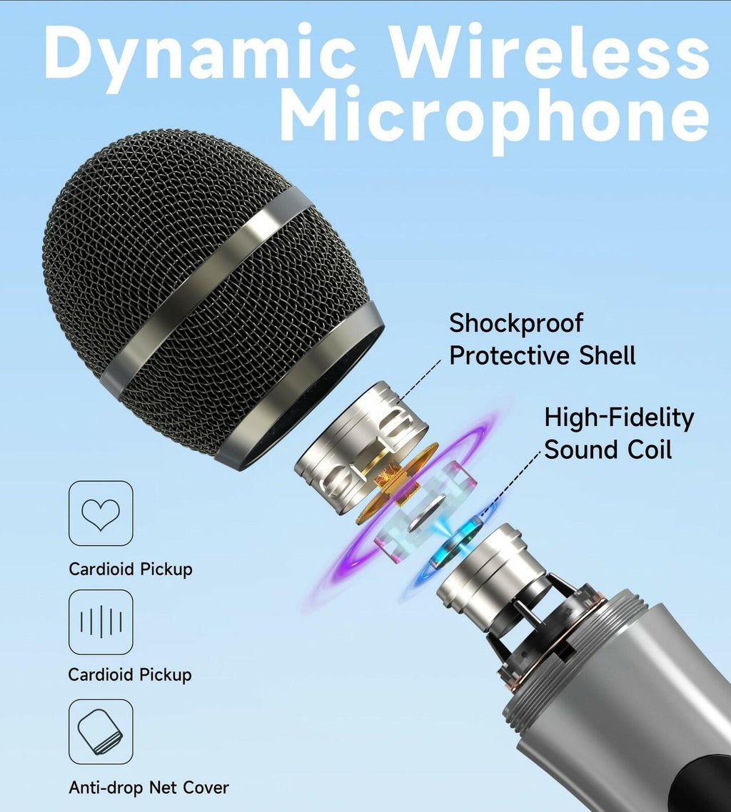 Wireless Microphones, Wireless Microphone with One-to-One Chip Connection, 40H