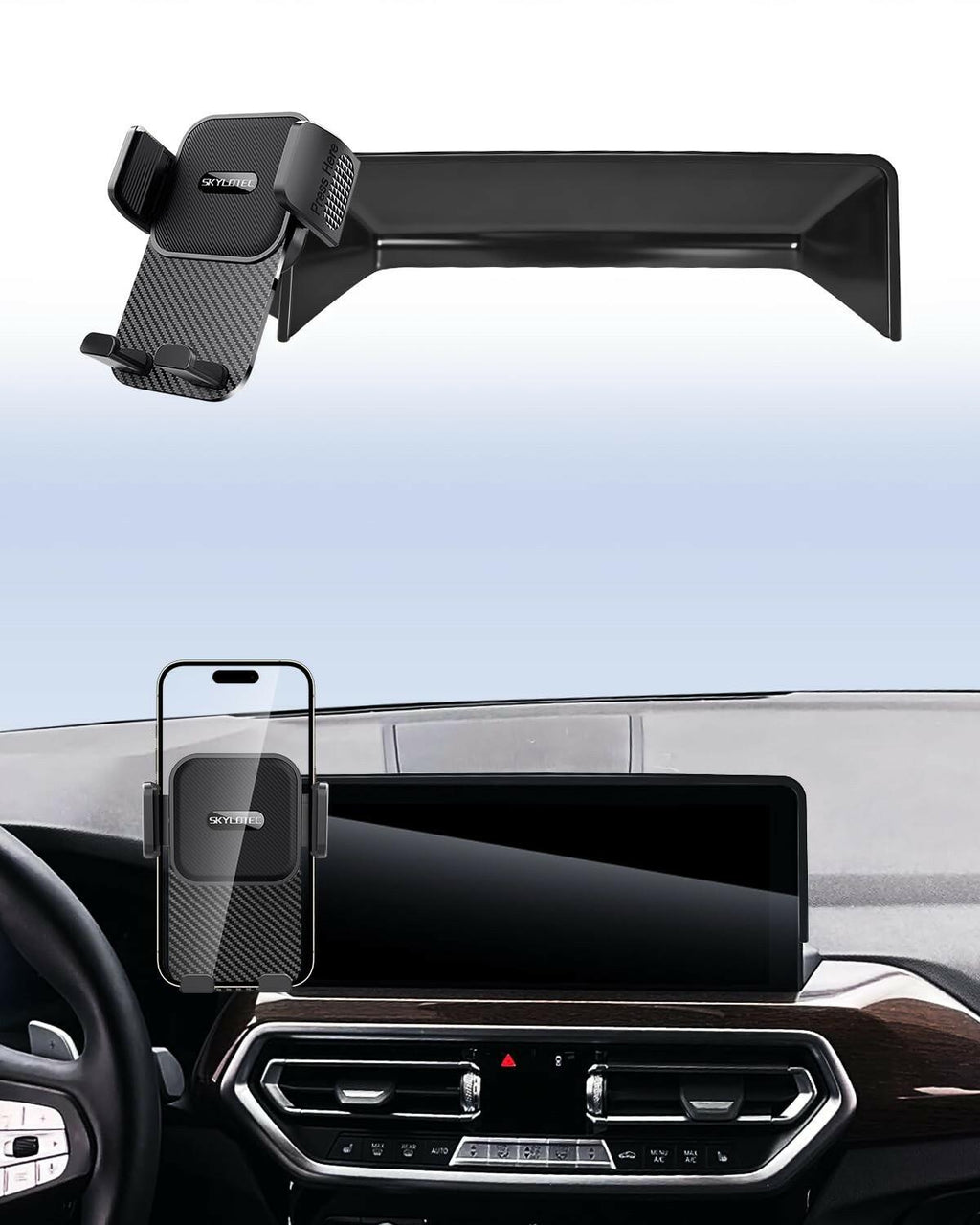 SKYLOTEC Car Phone Holder for BMW X3 X4 2022 2023 2024 Accessories 12.3-Inch