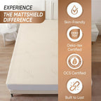 Luxury Waterproof Organic Mattress Protector Full Size - Organic Cotton