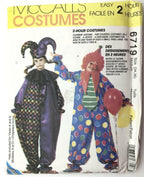 McCall's 6719 Pattern Clown Costumes Size Medium 34,36 by McCall's