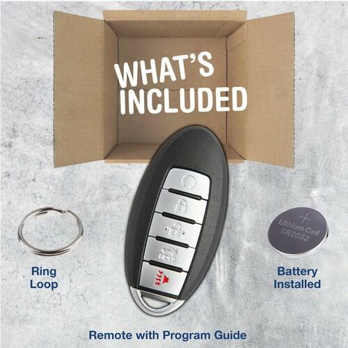 KeylessOption Keyless Entry Remote Car Smart Key Fob for Nissan Altima Maxima