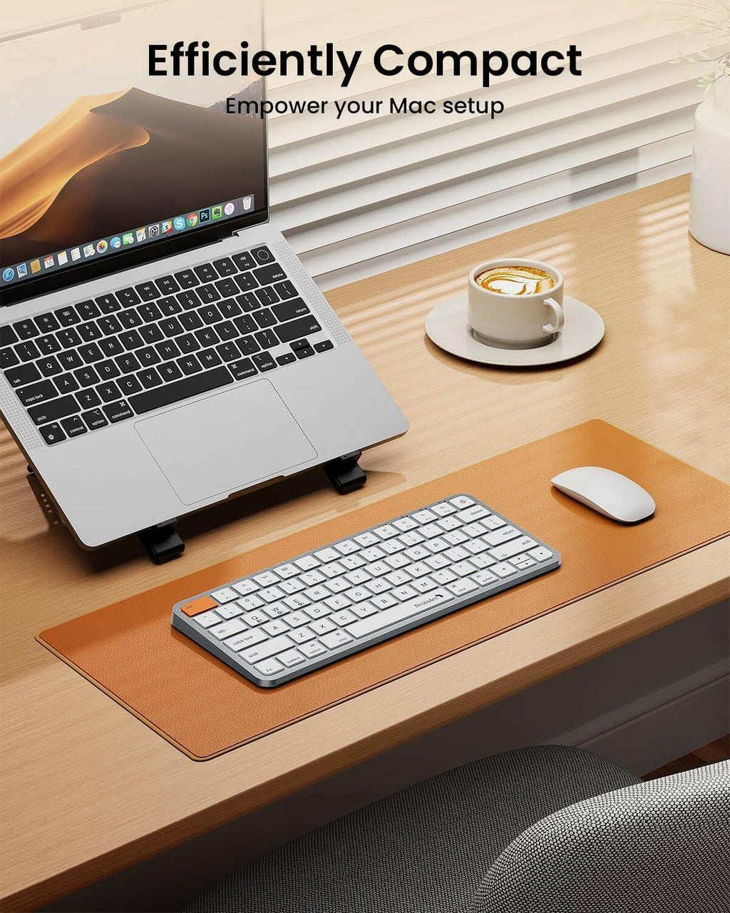 ProtoArc Bluetooth Keyboard for iPad, K90-A Backlit Compact Wireless Keyboard