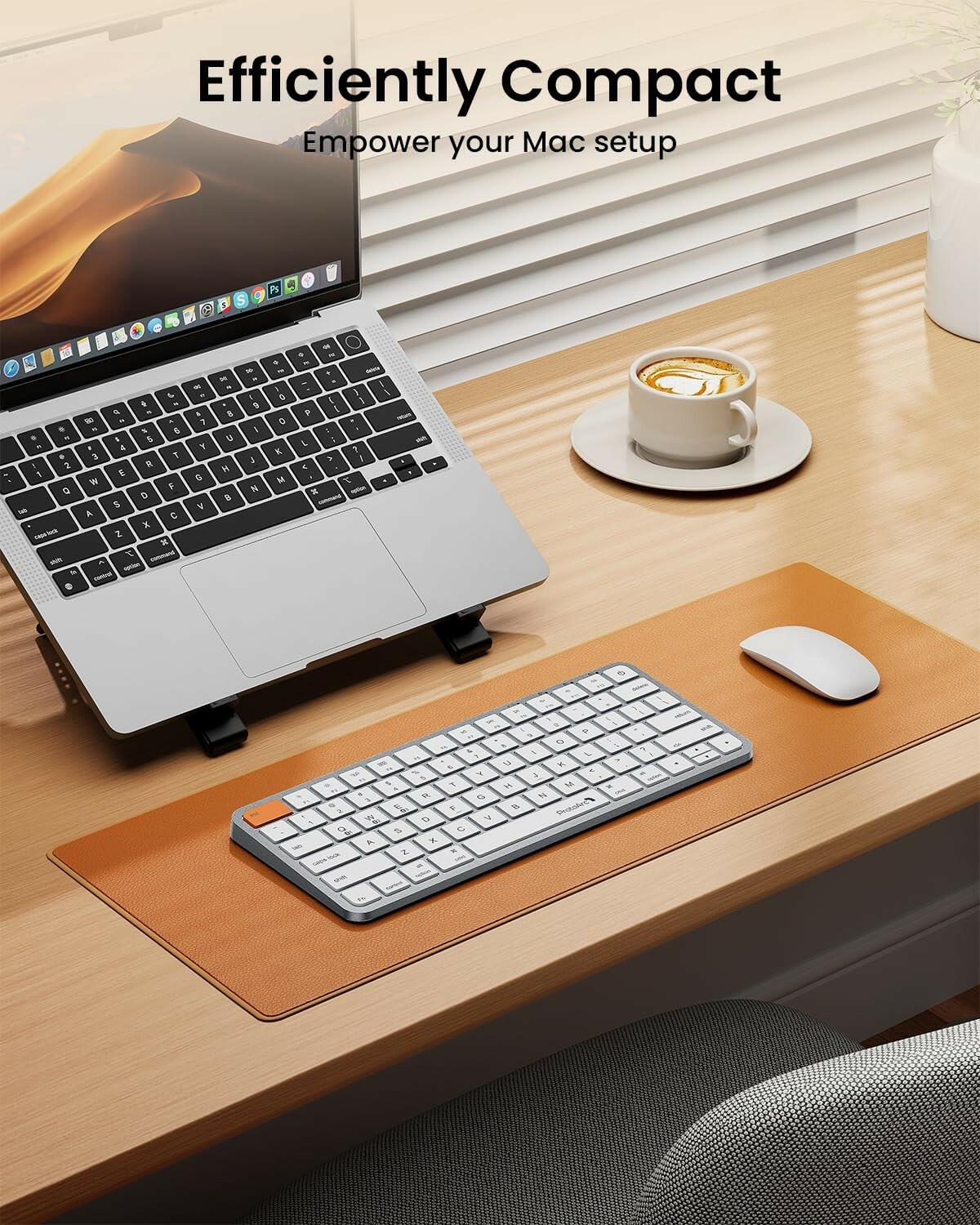 ProtoArc Bluetooth Keyboard for iPad, K90-A Backlit Compact Wireless Keyboard