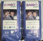 20 Count Bambo Nature Premium Dreamy Night Pants, Pull Up Pants, Eco-Labeled