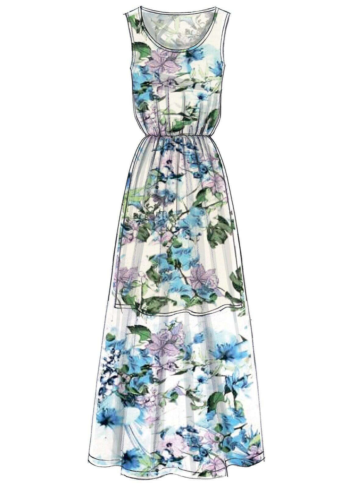 McCall's Patterns Misses' Gathered-Waist/Scoopneck Dresses