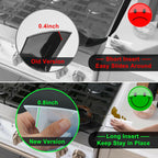 2 PACK Silicone Stove Counter Gap Cover Kitchen Counter Gap Filler Transparent