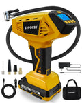 Tire Inflator Portable Air Compressor - 4X Faster Inflation, 160PSI Cordless