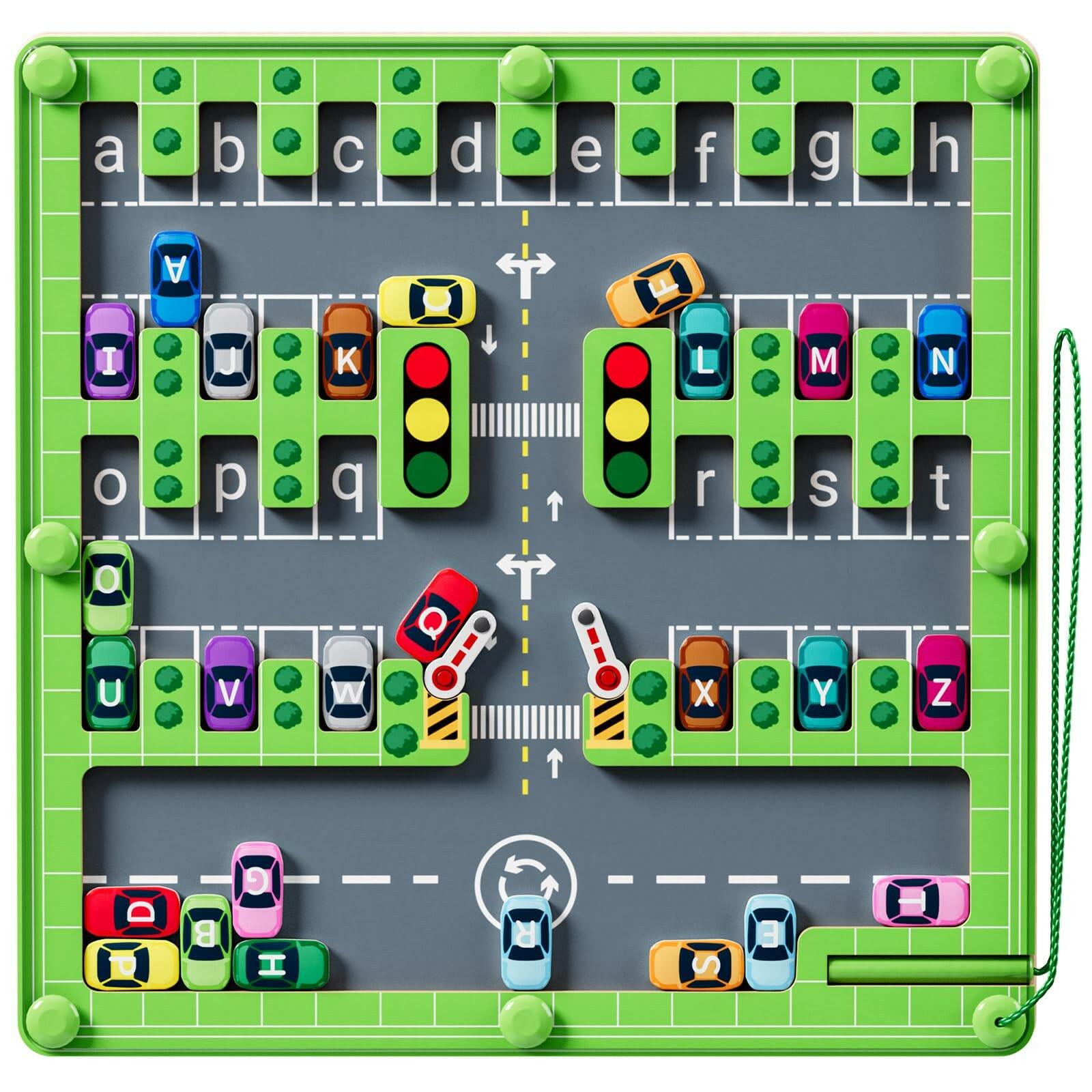 zhiwuzhu Magnetic Alphabet Maze,Montessori Toys,Alphabet Puzzle Toddler Toys for