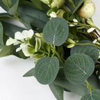 JINGHONG Eucalyptus Wreaths for Front Door 20 Inch Green Home Decor for Wall