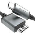pengo USB-C to USB Micro-B 3.0 Cable (1.6 Ft) Compatible for TypeC Laptops Like