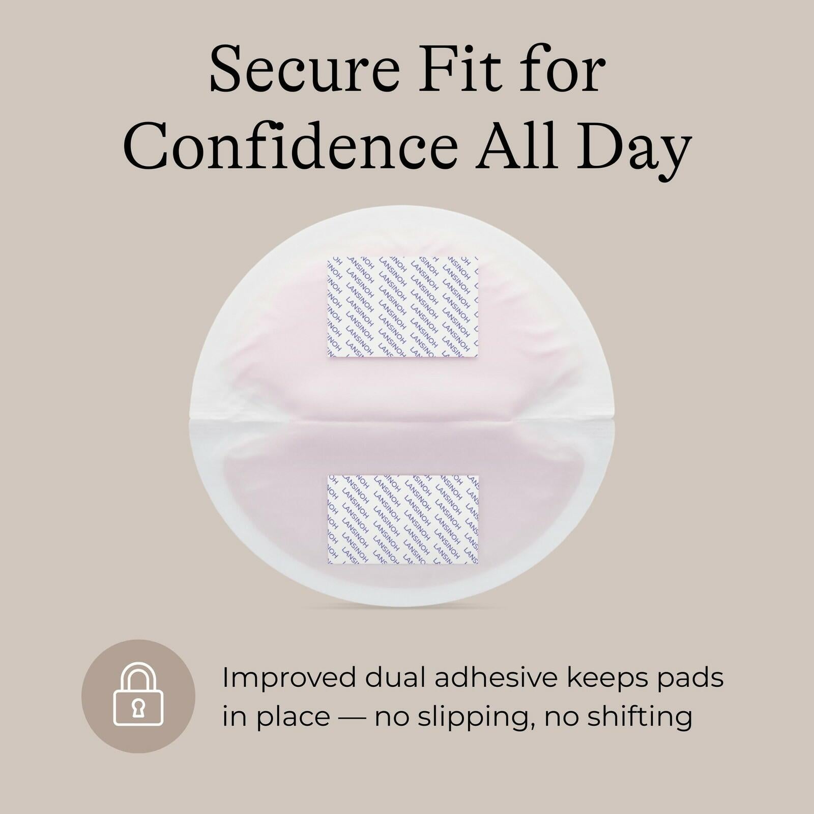 Lansinoh Stay Dry Disposable Nursing Pads, Soft and Super Absorbent Breast Pads,