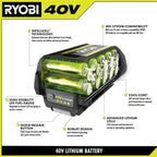 Ryobi 40-Volt Lithium-Ion 6.0 Ah High Capacity Battery