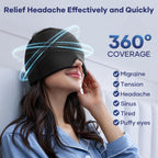 Qnoon Migraine Relief Cap, Headache Relief Cap Mask Products, Cooling Odorless