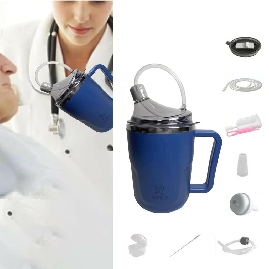 OPEN BOX - Convalescent Feeding Cup with Straw for Bedridden Disabled Maternity