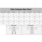 VZQI Halloween Cosplay Costumes Kamado Kids Anime Kimono Halloween Cloak XL