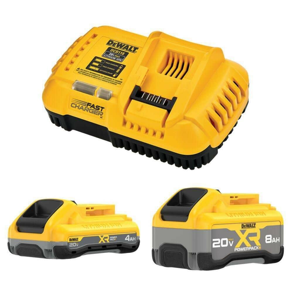 20V XR Lithium-Ion Starter Pack 8.0Ah 4.0Ah Battery Charger