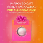 Birthday Cake Bath Bombs for Women Girls & Kids - Relaxing Pink Bubble Bath Bomb