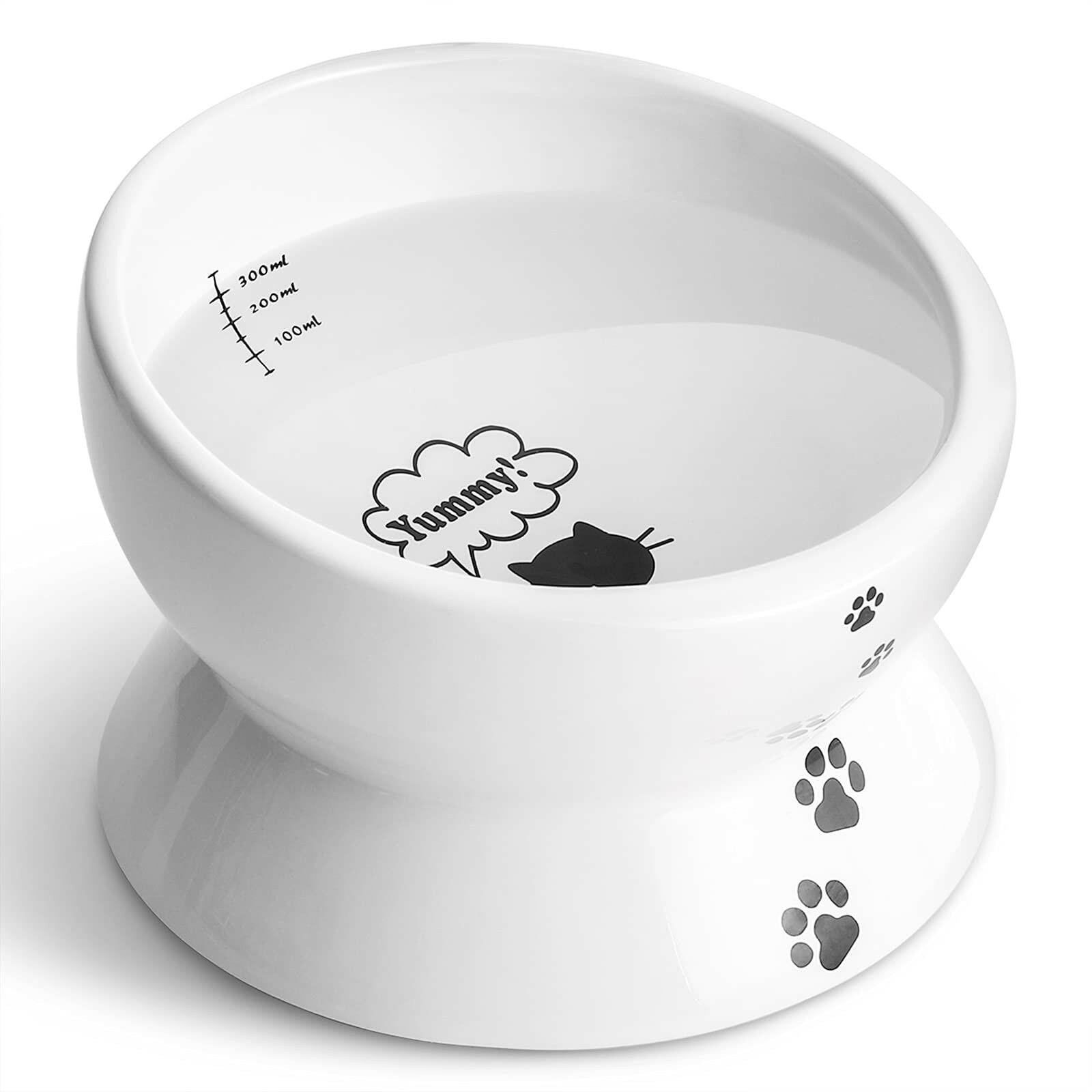 Y YHY Elevated Cat Food Bowl, Raised Food and Water Bowl for Cat and Small Dog,