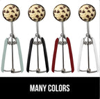 GORILLA GRIP BPA-Free 304 Stainless Steel Cookie Scoop, 2 TSP Scooper #100, Soft