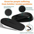 Dr. Shoesert Height Increase Insoles for Men and Women Wool Felt Gel Heel (1.0'