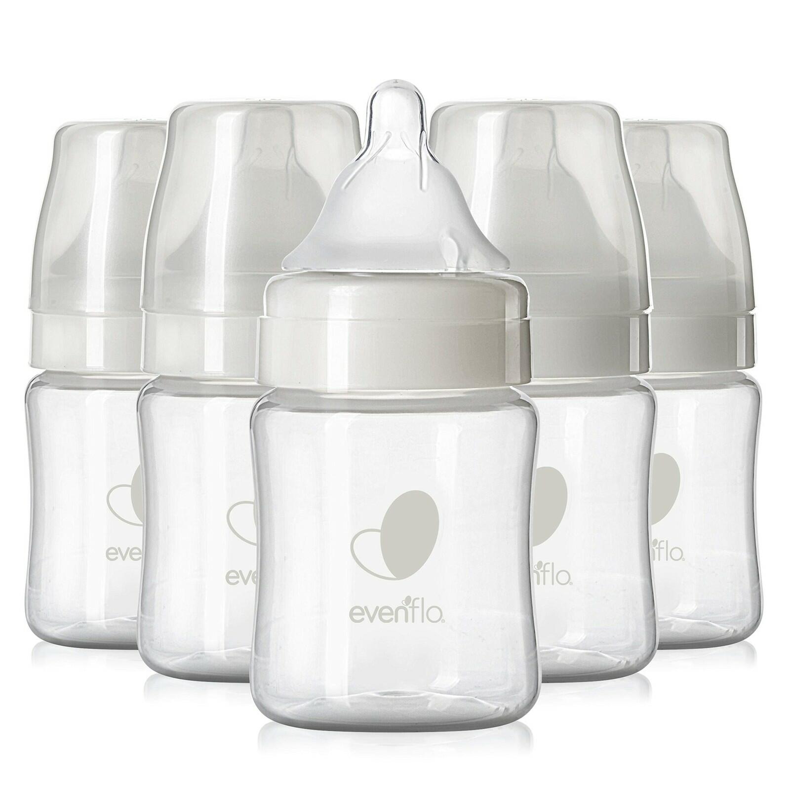 6 PACK Evenflo Feeding Premium Proflo Venting Balance Plus Wide Neck Baby,