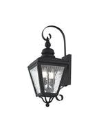 Livex Lighting 2031-01 Transitional Two Light Outdoor Wall Lantern from