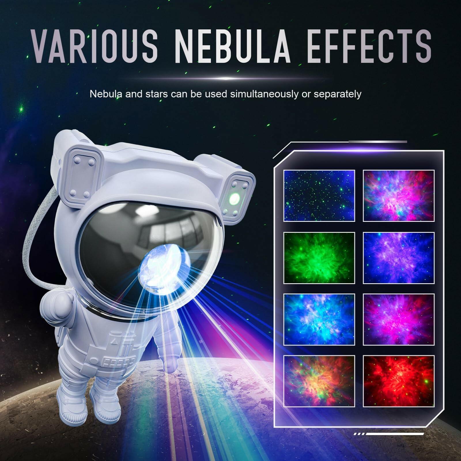 Astronaut Galaxy Projector Night Light - Star Projector Galaxy Light with Nebula