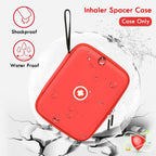 Fukumi Hard Travel Case for Asthma Inhaler, (Case Only) Inhaler Spacer Case for