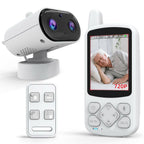 CallToU Elderly Monitor with Camera and Audio, 2-Way Talk Baby Monitors for