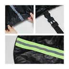 Fluorescent Strip Design 6 Layers Waterproof Car Cover Compatible for Mercedes