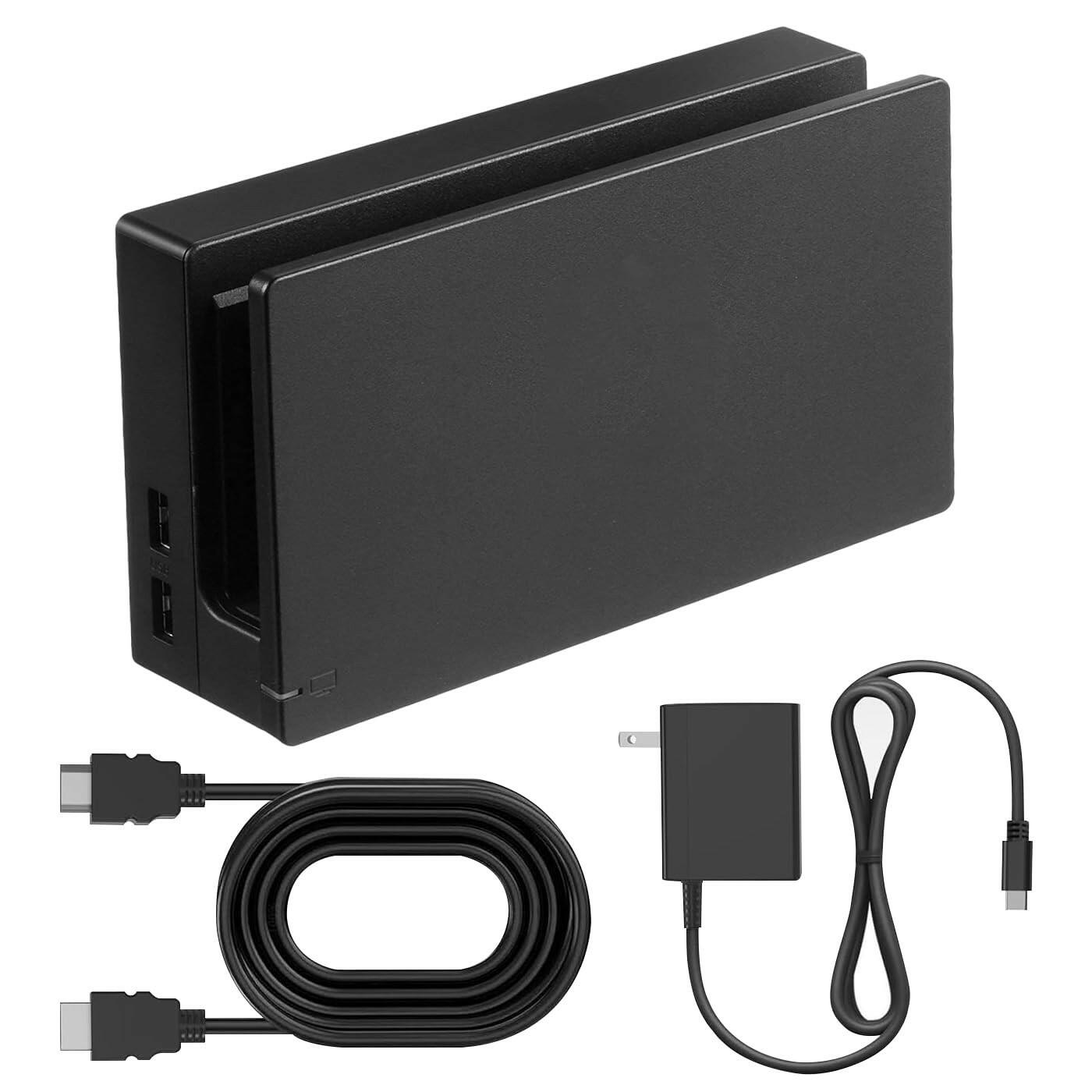 BUERTT TV Dock Station for Switch,Replacement 3 in 1 TV Base Docking Station Set