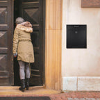 Yaocom Locking Mailbox with Key for Outdoor 12 x 10.5 x 4.7 Inches Large Wall