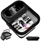 OPEN BOX - OOAMBB Collapsible Foot Spa with Heat, Bubble and Temp Control, Foot