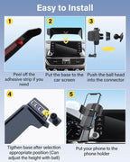 SKYLOTEC Car Phone Holder for BMW X3 X4 2022 2023 2024 Accessories 12.3-Inch