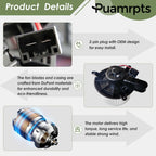 PUAMRPTS AC Heater Blower Motor Compatible with Ford F-250, F-350, F-450, F-550