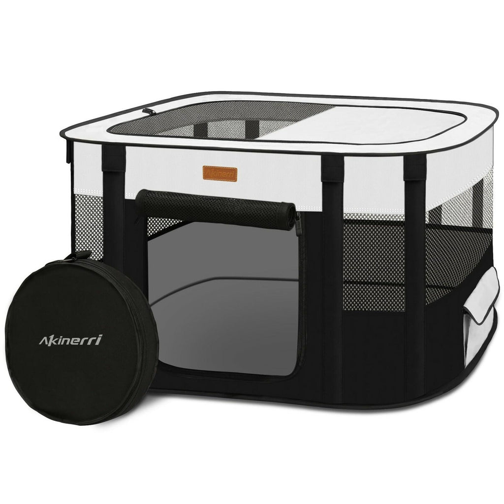 Dog Playpen - Foldable Cat Play Pens for Pubby, Kitten, Rabbit, Portable Pet