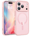FNTCASE for iPhone 17 Pro-Max Case: [Compatible with Magsafe] Translucent Matte