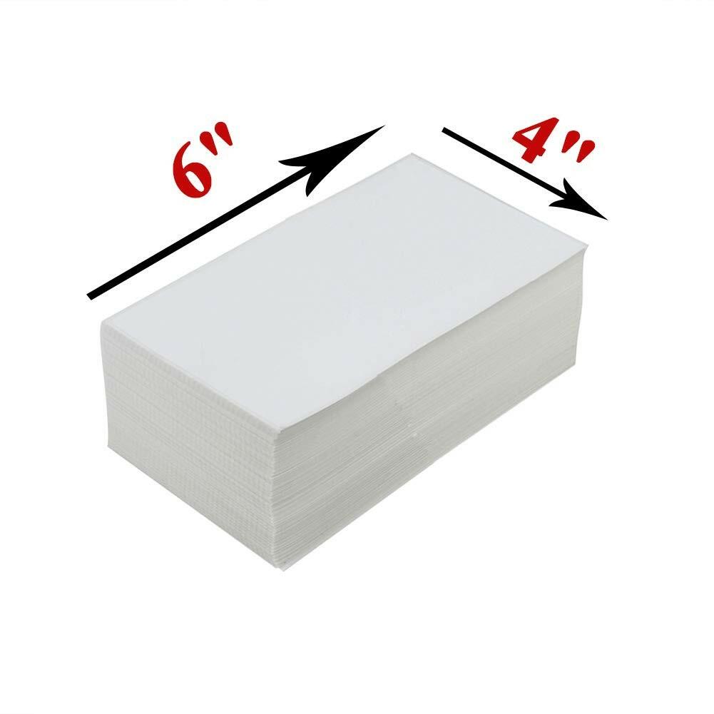 Pack of 500 SJPACK 4x6 Thermal Labels, Shipping Labels with Perforated Line,