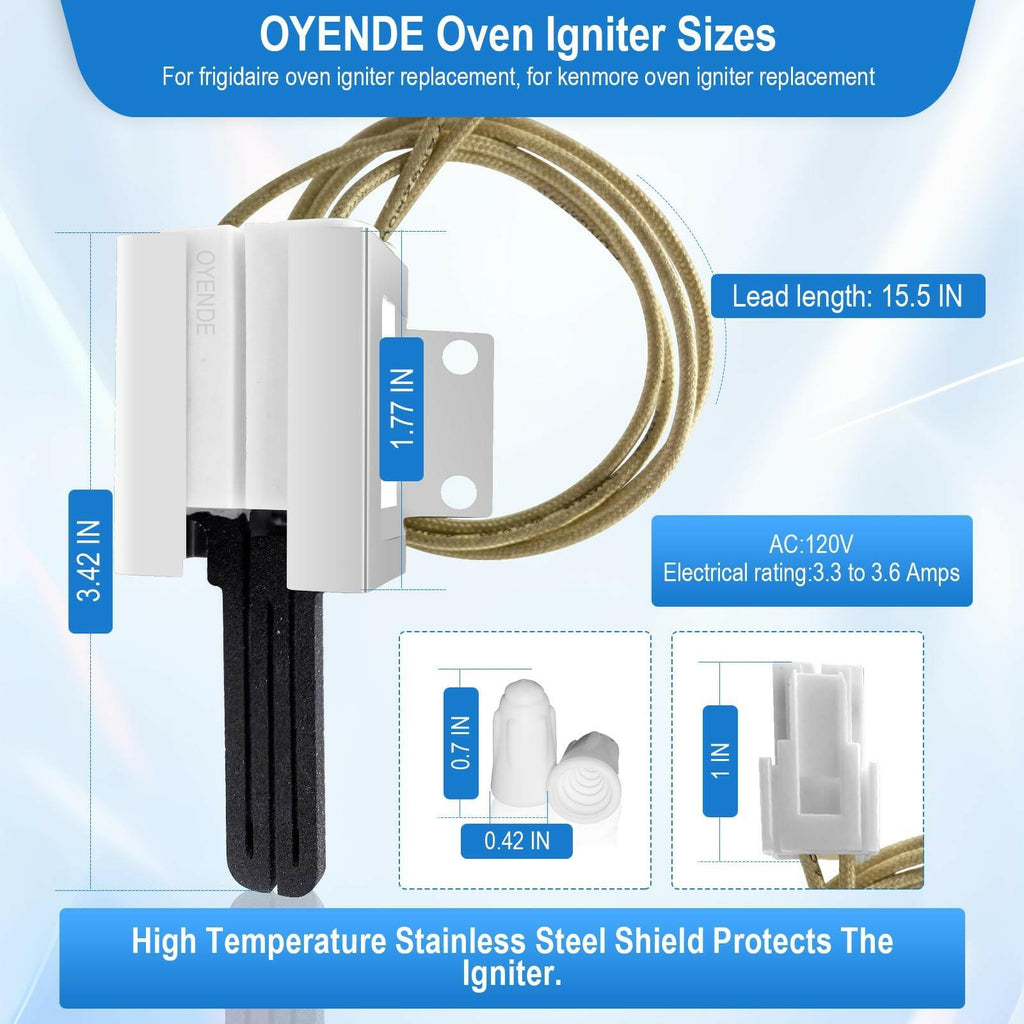316489403 Oven Igniter for Gas Stove, for Frigidaire Oven Igniter Replacement,
