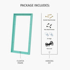 Pixy 30x40 Canvas Floater Frame White Fits 5/8-7/8" Deep Stretched Canvas