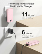 aonidi 20000mAh Ultra-Portable-Charger-Power-Bank PD20W with Built in Cables&AC