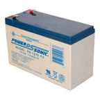 Power Sonic PS-1270 Sealed Lead Acid Battery, 12 Volt 7 AH, 0.250 F2 Terminal