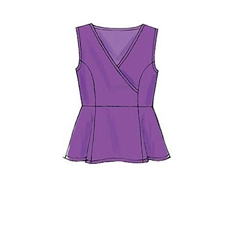 McCall's Patterns M7205 Women's Tops Sewing Template, RR (18W-20W-22W-24W)